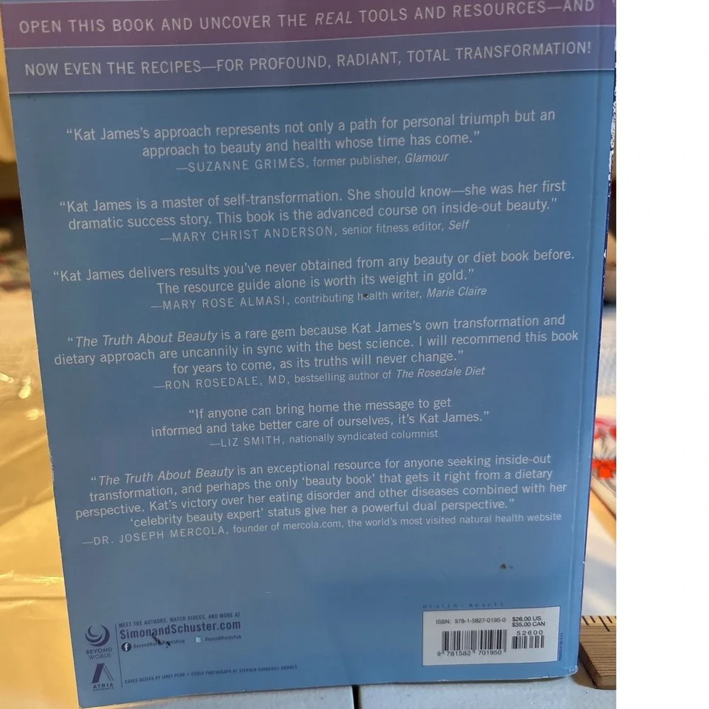 The Truth About Beauty Kat James Book Transform Looks Inside Out GUC